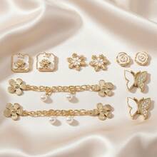 Basic Luxury Gold Sandal Pins And Buttons Set - KIT-pINS-1 - View 4