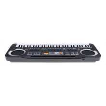 CASALIVA Piano Digital Eléctrico de 61 Teclas,  Juguete Musical Multifunción con Piano Simulado, Fuente de Alimentación, Bluetooth, para Principiantes en Casa/Escenario, Negro - Negro - Ver 8