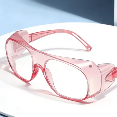 1 Cặp kính gọng trong suốt màu kẹo ngọt, nhiều màu gọng để lựa chọn.