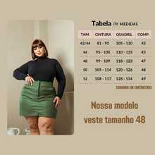 LEATHER SKIRT SHORTS PLUS SIZE WINTER PARTY LOOK CURVE 44 To 52 - 軍綠色 - 查看 5