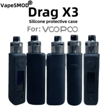 VapeSMOD Hot-Selling Silicone Case Suitable For VOOPOO Dragx3 Body, Anti-Slip, Anti-Fall, Anti-Collision, Protective Shell With Savin Texture Pattern - Multicolor - View 5