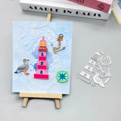 耐用金属花朵切割模具，适用于剪贴簿制作 - 可用于切割模板、DIY剪贴簿相册、装饰纸卡、卡片制作材料和压花工艺