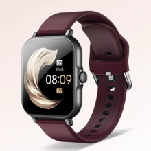 1 pieza Reloj inteligente unisex con correa de silicona cómoda, llamadas inalámbricas, recordatorio de mensajes, múltiples modos deportivos, rastreador de actividad, contador de calorías, carga USB - Pantalla 240P, Batería de ión de litio de 180mAh, regalo para vacaciones - Multicolor - Ver 24