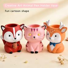 INS Cute Cartoon Creative Makeup Brush Holder/Storage Cup - Multicolor - View 1