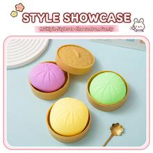 1 món đồ chơi hình bánh bao hấp đàn hồi chậm: Đồ chơi hình bánh bao hấp đàn hồi chậm, mềm mại và từ từ phồng lên, phù hợp cho người lớn, tuyệt vời để chơi trên bàn làm việc và giảm căng thẳng. - NNL31 - Xem 10