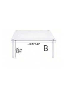 Giá đỡ bánh vuông bằng acrylic trong suốt, thích hợp cho đám cưới, tiệc tùng, trưng bày món tráng miệng. - Trong sáng - Xem 11