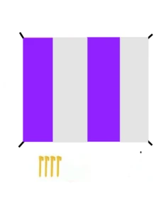 1 covoraș de plajă pliabil supradimensionat, pătură de plajă extra mare, covoraș de picnic portabil, pătură de picnic pentru exterior cu uscare rapidă, covoraș de plajă rezistent la nisip, potrivit pentru plajă, litoral, grădină, ieșiri, picnic în aer liber, călătorii, camping și drumeții, bucurați-vă de timp fără griji la plajă, poate fi oferit cadou de Ziua Îndrăgostiților prietenei (tot sezonul) - A - Vizualizare 10