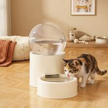 1 bình đựng nước tự động dung tích lớn cho thỏ, làm bằng chất liệu ABS bền, thiết kế trong suốt, kèm theo bát nước nhựa lớn, không cần pin. - Xem 11