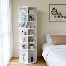 BorealBear 1 Pc Of Heavy-Duty Display Shoe Rack, 7-Tier Rotating Storage Shoe Rack, Multi-Functional Storage Rack, Large-Capacity Shoe Cabinet, With Sturdy Reinforcement Of Buckles, Easy To Assemble, Suitable For Organizing And Storing Shoes And Handbags - 查看 10