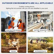 2026 New 3-In-1 Portable Waist Fan, Portable Desktop Fan, Strong Airflow, Long-Lasting Battery Life, Five-Speed Wind Adjustment, 5000mAh Large Capacity Battery, Digital Display Screen, Suitable For Outdoor Work, Camping, Fishing, And Spring Outings - Waist Fan - View 6