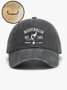 A Retro Washed Hat All-Season Spring Summer Autumn Winter Wearable Adjustable Strap Suitable For Valentine's Day Weddings Christmas School Season Father's Day - One Size - View 12