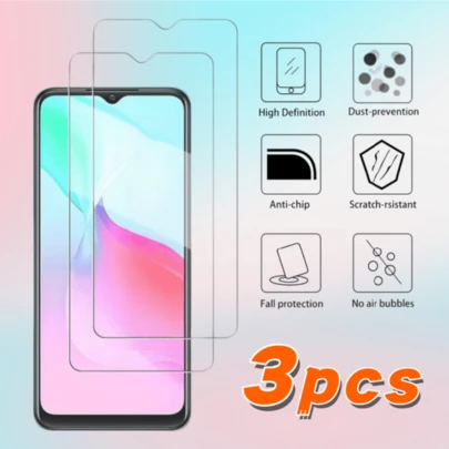 Bộ 3 miếng dán bảo vệ màn hình điện thoại độ phân giải cao, phù hợp với các dòng máy: Z6X/T3 LITE/T2X (Ấn Độ)/T2X/Y78T/Y78/Y77/Y77E/Y77 5G/Y77E/Y28 4G/Y28S/Y27S/Y28 4G/Y28S/Y27S/Y200E/Y200/Y19S/Y100 4G/Y100T/V40 SE/V30 LITE/V30 LITE 5G/V29E/V27E/Y38 5G/Y36 5G/Y36/V23 5G/V23 Pro/Y50/Y30 Series. Bảo vệ mạnh mẽ, dễ dàng lắp đặt, độ trong suốt cao, không bọt khí.