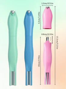 1pc 3-In-1 Heart-Shaped Snake Skin Cat Eye Magnetic Nail Stickers, Detachable Multi-Function Strong Magnetic Nail Stickers, Multi-Functional UV Gel French Cat Eye Nail Art Tool Magnet, Suitable For Home Manicure Salon DIY, Nail Art Supplies, Nail Tools, Back To School Season, Nail Art, False Nails, Nail Care Tools - Multicolor - View 6