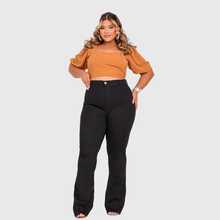 Women's Plus Size High-Waisted Shaping Jeans - Curve Premier Jeans - 黑色的 - 查看 4