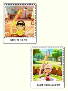 Móc khóa hộp bí ẩn Chibi Maruko-chan - Hướng dẫn minh họa về việc thay đổi công việc - Nhiều màu - Xem 6