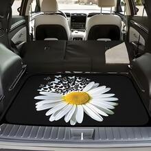 1 buah Alas Bagasi Mobil Motif Bunga Daisy dan Kupu-kupu - Alas Bagasi Anti Debu | Pelindung Bagasi Universal, Solusi Penyimpanan Mobil, Motif Bunga, Bahan Tahan Lama, Mudah Dibersihkan, Perlengkapan Perjalanan, Pecinta Kendaraan - alas bagasi - View 8