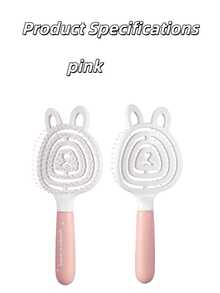 1pc Cute Bear Design Hair Brush, Volumizing Scalp Massage Comb, Hollow Out Hair Brush For Women - Bear - View 12