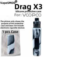 VapeSMOD Hot-Selling Silicone Case Suitable For VOOPOO Dragx3 Body, Anti-Slip, Anti-Fall, Anti-Collision, Protective Shell With Savin Texture Pattern - Multicolor - View 11
