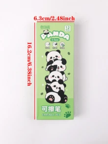 12 Pack Apple Cat Thermal Erasable Blue Gel Pen 0.5 High Value For Students To Brush The Writing Pen. - Sets - View 2