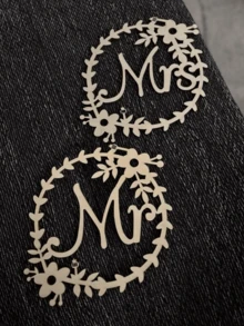 1 Bộ/2 Biển Chỉ Dẫn Ghế Cô Dâu Chú Rể - Biển Chỉ Dẫn Ghế Ông & Bà, Trang Trí Ghế Cô Dâu, Biển Chỉ Dẫn Ghế Cô Dâu Chú Rể và Cô Dâu, Thích Hợp Cho Đám Cưới, Tiệc Kỷ Niệm, Trang Trí Phông Nền Đám Cưới - Một kích thước phù hợp với tất cả - Xem 9