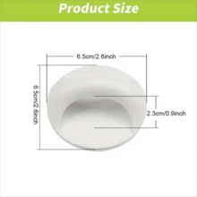 5pcs Plastic Wardrobe Pull Handles, Multi-Functional Strong Adhesive Door Window Cabinet Drawer Knobs, Toilet Seat Lift Handles, Home Tools - A - View 7