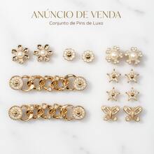 Basic Luxury Gold Sandal Pins And Buttons Set - KIT-pINS-5 - View 6