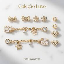 Basic Luxury Gold Sandal Pins And Buttons Set - KIT-pINS-4 - View 10