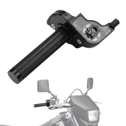 22 mm (7/8 pulgadas) Palanca del acelerador de motocicleta, conjunto de acelerador de giro rápido de aleación de aluminio CNC, adecuado para motocicletas todo terreno CRF CR YZ EXC SSR TTR DRZ DR RM CRF50 XR50 50 70 110 125 230 250
