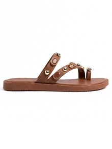 Women's Sandal, Stylish, Delicate, , Blogger-Worthy, Summer Style. - Camel - Ver 2
