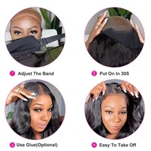 bling hair 250% Density, Wavy Human Hair, Pre-Plucked, Transparent, 13 X 4, 13 X 6, Lace-Front Wigs, Human Hair, 4 X 4, Lace Closure Wigs, Human Hair, Put-On And Take-Away, 6 X 4, 5 X 5, 9 X 6, Glueless Wigs, Human Hair, Pre-Cut, No Glue, Ready To Go, Wigs For Women, Brazilian Hair, Hidden Strap, 360-Degree Body Wave, Full Lace, Frontal Wigs, Human Hair With Invisible Drawstring, Natural Color, 6 Inches, Short Pixie Cut Wig, Human Hair - Natural Black - 查看 7