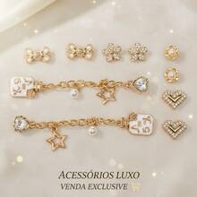 Basic Luxury Gold Sandal Pins And Buttons Set - KIT-pINS-4 - View 7