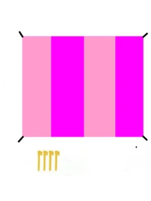 1 covoraș de plajă pliabil supradimensionat, pătură de plajă extra mare, covoraș de picnic portabil, pătură de picnic pentru exterior cu uscare rapidă, covoraș de plajă rezistent la nisip, potrivit pentru plajă, litoral, grădină, ieșiri, picnic în aer liber, călătorii, camping și drumeții, bucurați-vă de timp fără griji la plajă, poate fi oferit cadou de Ziua Îndrăgostiților prietenei (tot sezonul) - A - Vizualizare 9