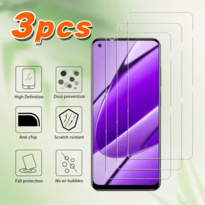 Android Phone Screen Protector 3pcs High Definition Screen Protector Film Compatible With C63/C61/C53/C51/C51S/C35/C33/C33 2023/C31/C30S/C30/C25Y/C25/C25S/C21Y/C21/C20/C15/C12/C11/C11 (2021)/C3/C2/Note 60X/Note 60/Note 50/Narzo 50A Prime/Narzo 50 5G/Narzo 50i Prime/Narzo 5i/Narzo 50A/Narzo 30A/Narzo 20/Narzo N53/Narzo N63/V30/V23/V23i/V20 Series Strong Protection Easy Installation High Clarity Bubble-Free Spring Birthday Gift