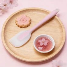 8.2 Inch Mini Silicone Spatula, 450°F Heat Resistant Flexible Scraper, Non-Stick Flip Turner For Precise Baking/Spreading/Mixing, Dishwasher Kitchen Tool (Pink/Mint Blue) [2/4 Pcs Set] - Pink - View 12