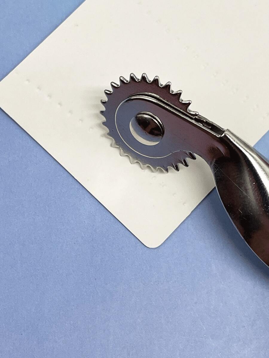 Wooden Handle Leather Creasing Wheel - Professional Leather Craft Tool, Edge Crease And Scratch Maker, For DIY Leather Processing, Shoe/Bag Repair - Round Shank Scribing Wheel - View 1