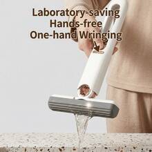 迷你拖把多功能桌面家用手持折叠浴室清洁吸水拖把 - 單棉頭 - 查看 3