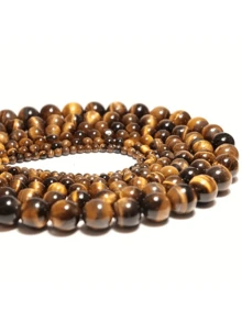 1 Strand Natural Stone Yellow Tiger Eye Beads Gemstone Round Loose Beads Used For Diy Various Bracelets And Jewelry 4 6 8 10mm - Yellow Tiger Eye - View 5