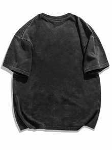 Low-Priced Bestseller  Tomioka Giyu Printed Unisex T-Shirt, Unisex Anime Manga Shirt Womenswear Menswear Top Streetwear Cotton Comfort Fabric, Suitable As The Best Gift For Friends And Fans - 黑色 - 查看 2