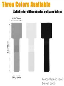 20pcs Nylon Cable Clips, Self-Adhesive Cable Clamps, Under Desk Cable Management, Multi-Purpose Cable Ties For Home & Office Use, Cable Organizer, Desk Wire Cord Fastener, Hook And Loop Cable Ties For Data Cable Storage And Organization, Suitable For Cable Management And Organizing - Cable Ties For Wires And Data Cables, Fit For Desk, Computer Wiring And Electrician Use - Multicolor - View 12