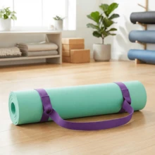 Raindrops 1Pcs Lavender Yoga Mat Sling For Carrying Yoga Mat - Default - View 6