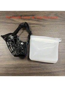 Bozal para perro, bozal de plástico transpirable para prevenir mordeduras, lengüetazos y masticado para perros pequeños, con clicker de entrenamiento - Multicolor - Ver 8