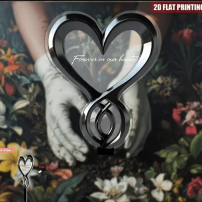 Trang trí nghĩa trang bằng acrylic phẳng 2D với hình in phẳng 2D, phù hợp cho 11 ngày lễ, làm bia tưởng niệm ngoài trời, được thiết kế dành cho những người thân yêu đã khuất.