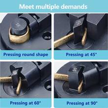 Jewelry Ring Bending Tool Kit - For DIY Ring Making, Includes Bending Plier/Small Steel Handle Hammer/Simple Ring Expander/Ring Sizer Tool, Metal Wire Curving - With Adjustable Mold, Compact Ring Resizer, Suitable For Beginners Handcraft - Multicolor - View 9