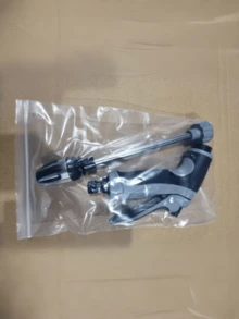 Pistola de rociado de alta presión, eje metálico telescópico, mango de goma, herramienta para lavar el hogar y el automóvil - A - Ver 4