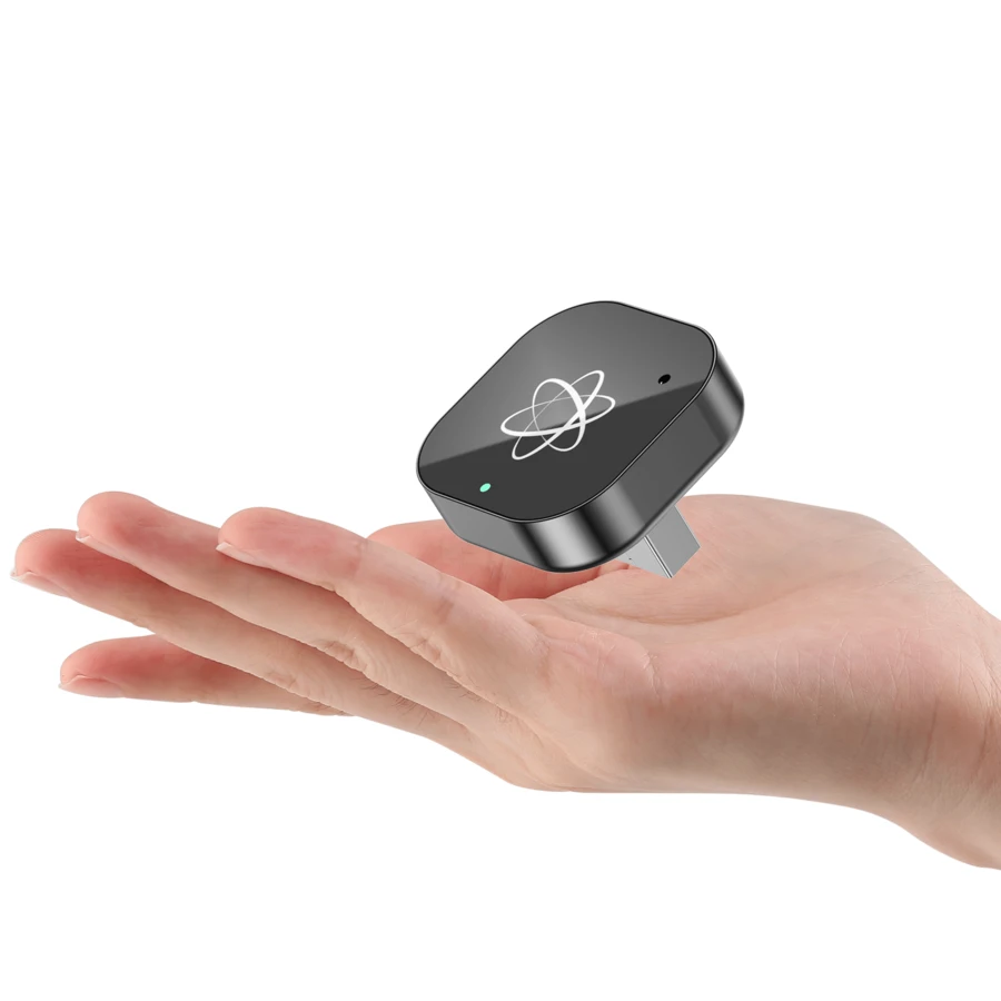 Spedal 无线 CarPlay 适配器和 Android Auto Dongle，快速自动连接，小巧即插即用无线 CarPlay 转换器，兼容 和 Android，USB/USB-C 接口，无延迟，无缝重连（黑色） - 323P-6 - 查看 1