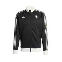Áo bóng đá dài tay cổ đứng, dáng ôm vừa vặn, có khóa kéo toàn thân, hiệu adidas Originals Logo dành cho nam. - màu đen - Xem 5