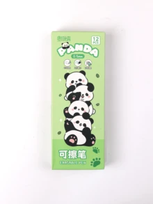 12 Pack Apple Cat Thermal Erasable Blue Gel Pen 0.5 High Value For Students To Brush The Writing Pen. - Sets - View 11