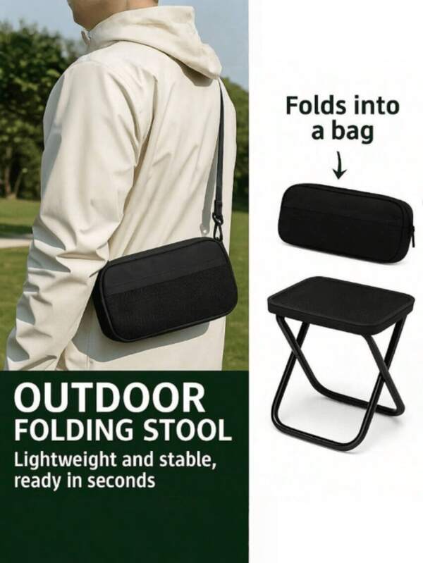 Cadeira de Camping Dobrável Durável - Cadeira Portátil para Uso Externo, Capacidade de Peso de 200kg/440lbs, Estrutura Leve e Resistente, Montagem e Dobramento Fáceis, Tecido Impermeável e Resistente às Intempéries, Adequada para Camping, Praia, Pesca, Jardim e Viagens - Ideal para Férias e Aventuras ao Ar Livre, Mobiliário de Camping, Cadeira de Praia, Design Compacto, Construção Durável, Equipamento de Pesca, Dobrável e Compacta, Costura Reforçada, Participante de Festival, Banqueta Dobrável, Cadeira Dobrável, Cadeira Dobrável Portátil, Dobrável