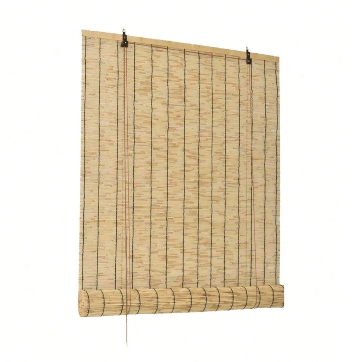Bamboo Effect Roller Blind, Reed Roller Blind, Breathable Blackout Curtains For Windows, Suitable For Indoor And Outdoor Use, A Variety Of Sizes, ✅ 24/72h Delivery To Spain (Mainland) - Junco - 查看 1