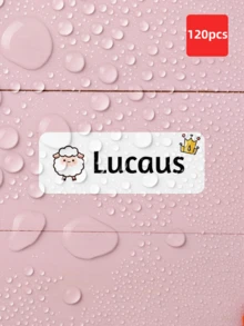 1-300张定制个性化姓名标签，防水防油贴纸，多种款式可选。可用作礼品盒和礼品袋的装饰标签，适用于派对礼品袋、储物袋、健身包、厨房罐、零食盒、冰箱食品储藏和衣柜抽屉。 - 多色1 - 查看 16